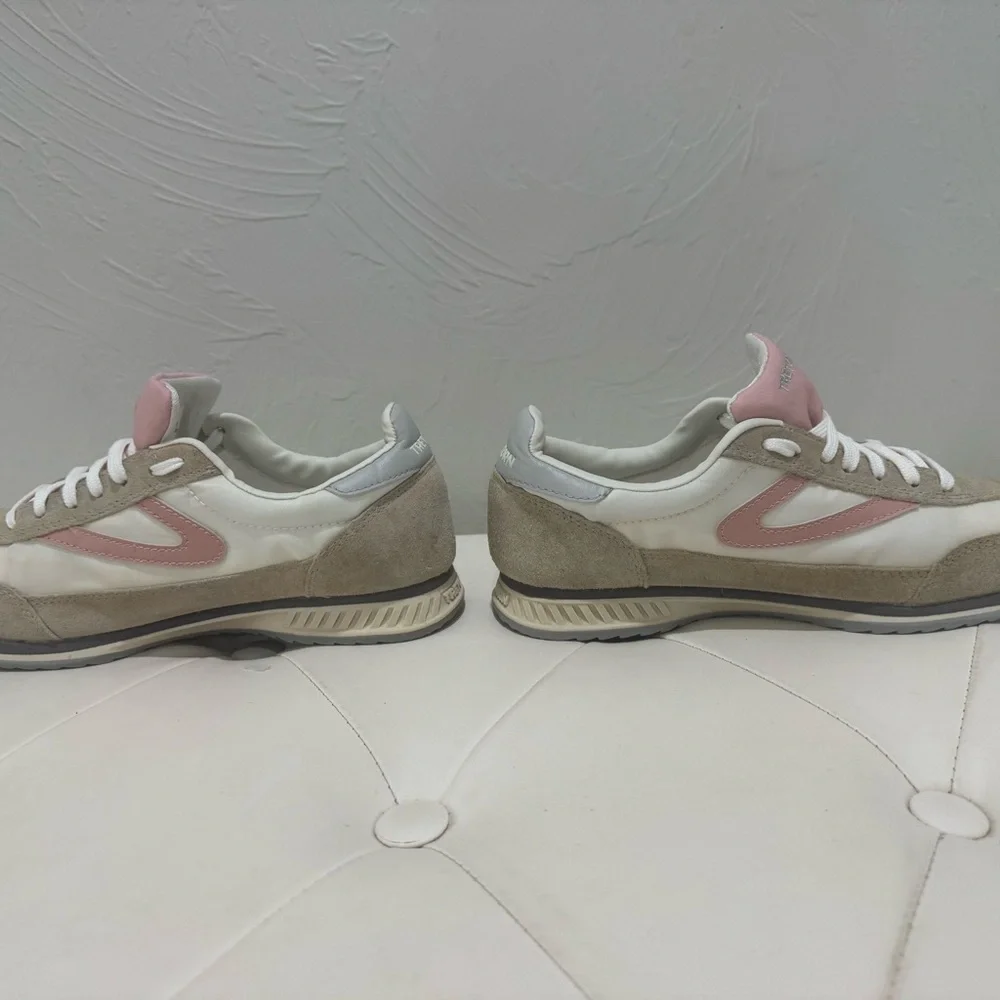 Women’s Beige and Pink Sneakers